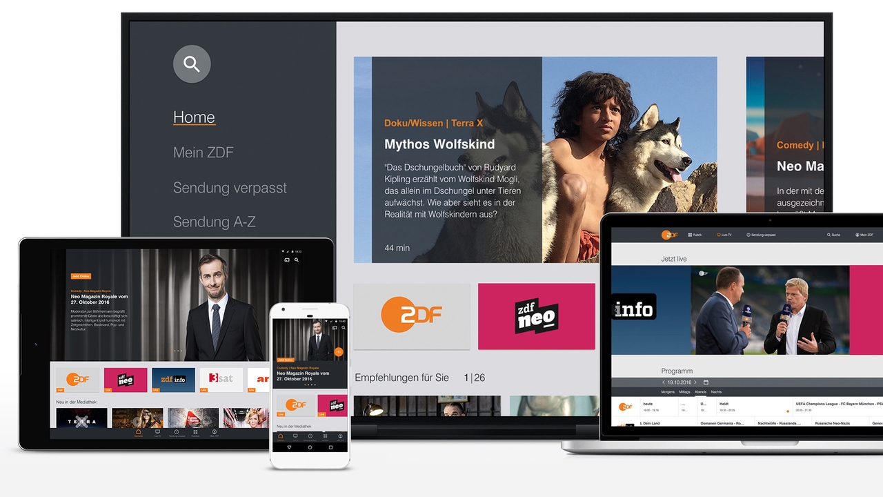 ZDF Livestreams und Programmübersicht