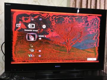 Изображение телевизора красное. KDL 40nx700. KDL-40nx700 led. Sony KDL-40nx700. Телевизор с красным экраном.