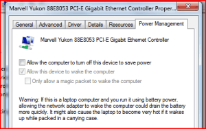 networkwakeupvistaautomatically Fix Windows Vista/7 Sleep mode from waking up by itself