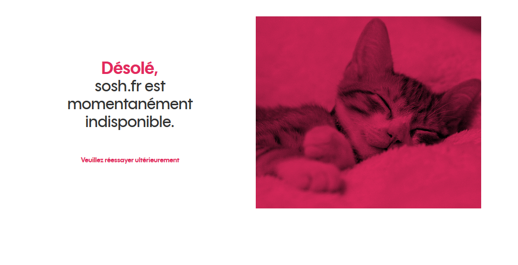 Sosh indispo