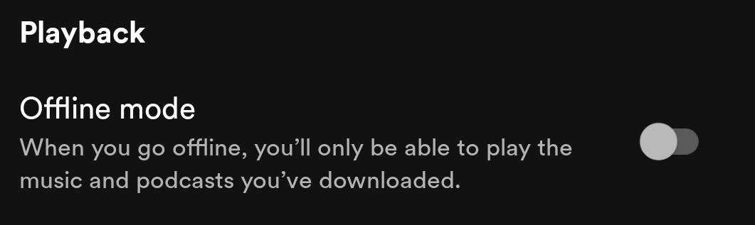 How to switch Spotify online offline The Spotify Community
