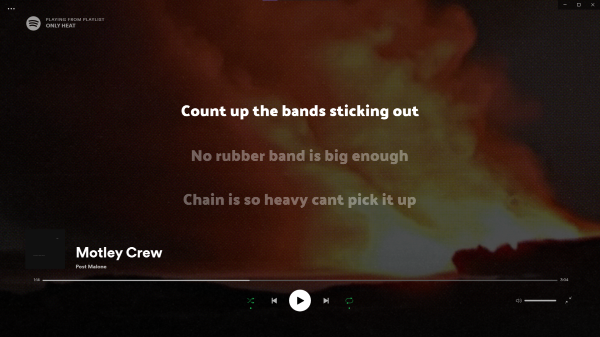 how to full screen spotify