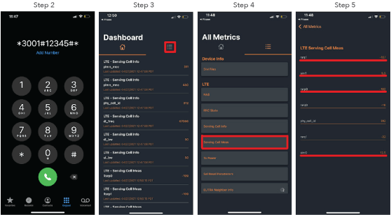 iPhone Field Test Mode Steps