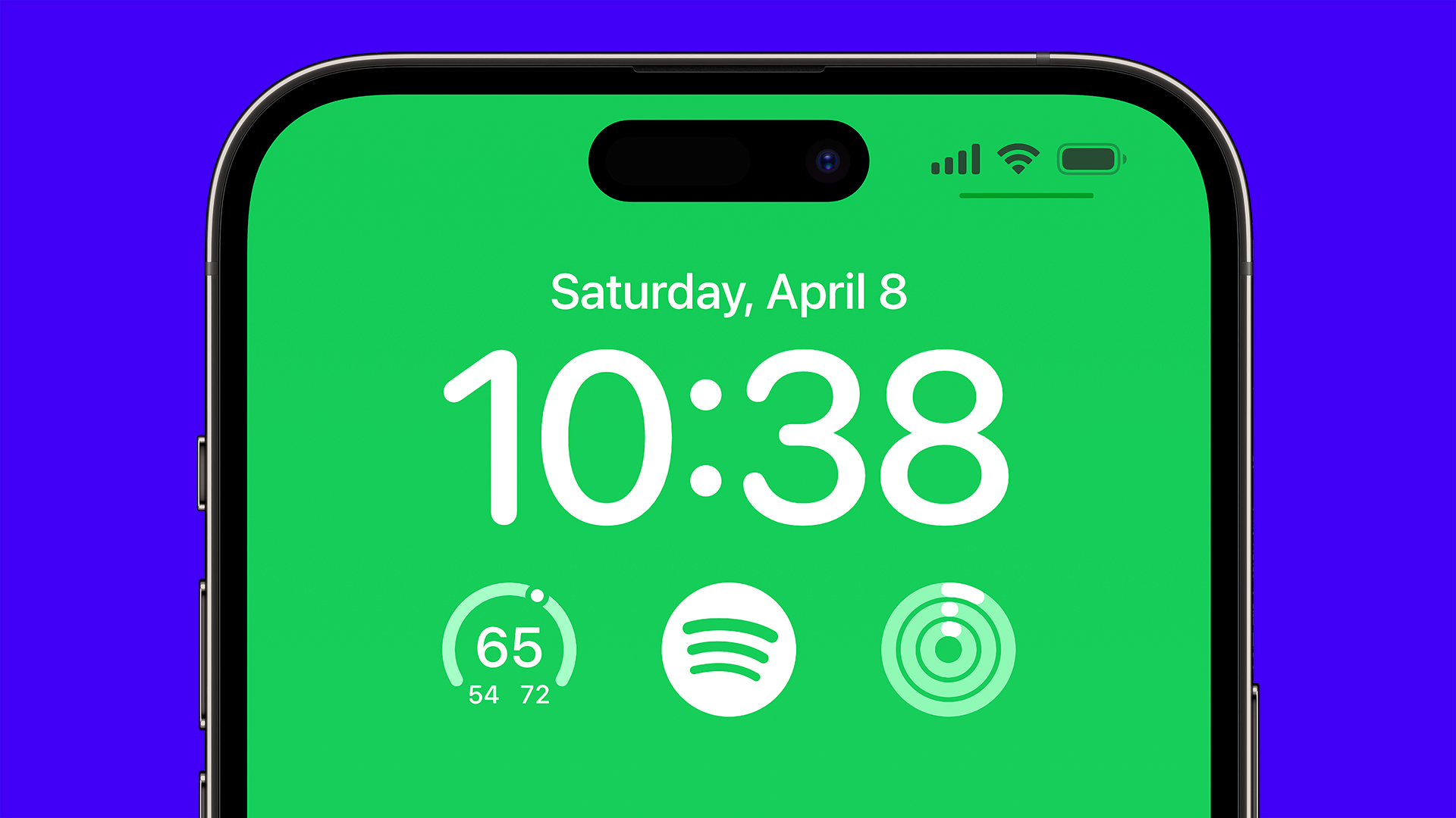 Spotify Lock Screen widget for iPhone