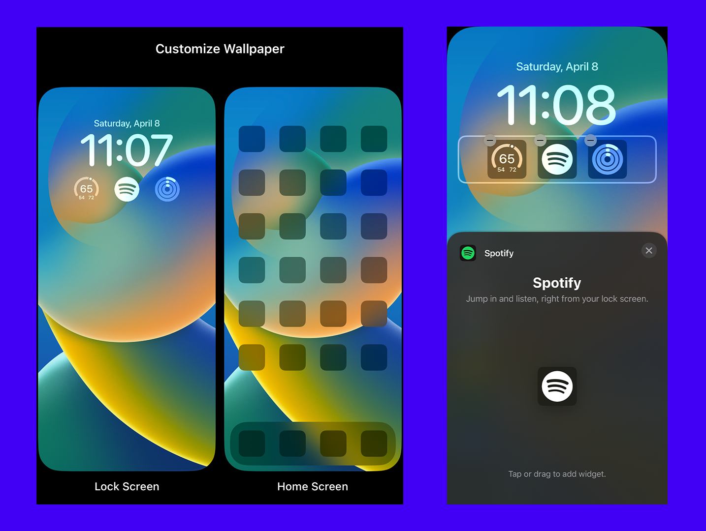 how to stop spotify from display on lock screen iphone